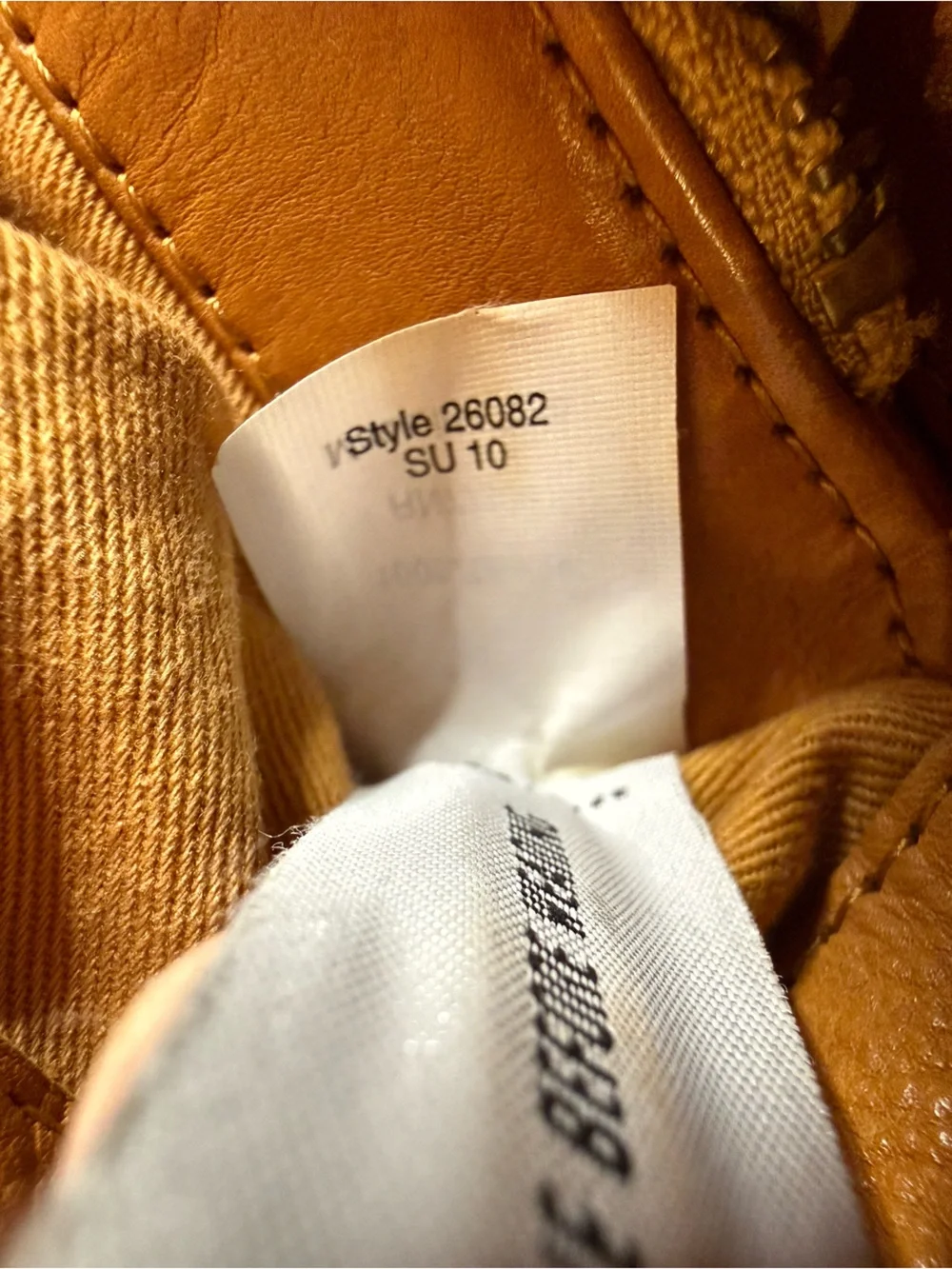 J.Crew Vintage 2010 Cognac Leather Large Utility Tote Bag 26082